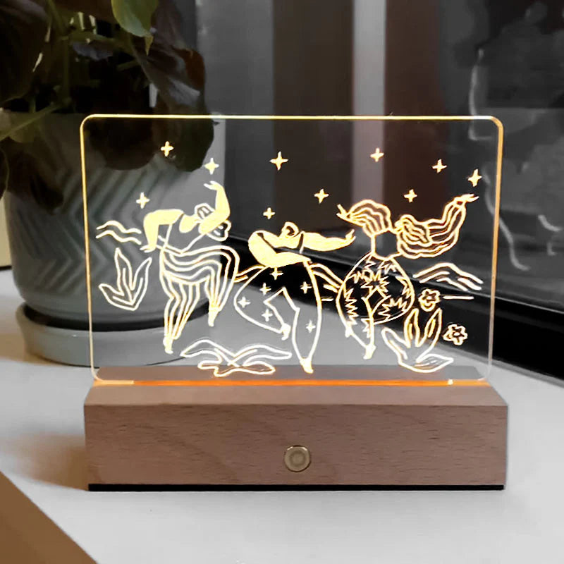 Projekt-Kit: Acryl Lampe Gravieren